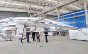 直徑 65m 72m 80m 106m 蓄水池鋁測地圓頂屋頂