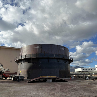 玻璃与钢罐融合为厌氧消化器或污水处理储罐